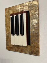 Load image into Gallery viewer, Framed piano keys
